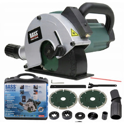 Bruzdownica Do Cięcia 1700W Z Laserem 2 Tarcze