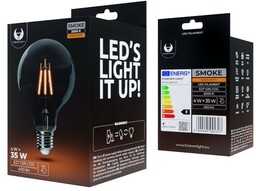 Żarówka LED E27 4W Filament G95 2000K COG