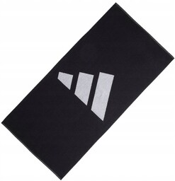 Ręcznik adidas 3 Bar Towel IU1289 czarny 70cm