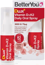 BETTERYOU Dlux+ Vitamin D+K2 Daily Oral Spray 12ml