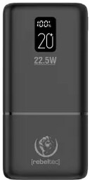 Rebeltec P20 LCDPD 20000mAh 22,5W Czarny Powerbank
