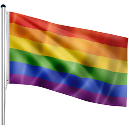 MASZT FLAGOWY 6,5M MASZT DO FLAGI + FLAGA