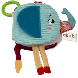 AKUKU Książeczka sensoryczna Słonik -> Odbiór w Żabce!