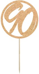 Topper papierowy na tort 90 urodziny - 1