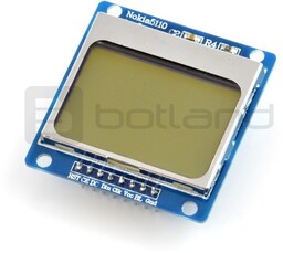 Wyświetlacz LCD graficzny 84x48px - Nokia 5110 -