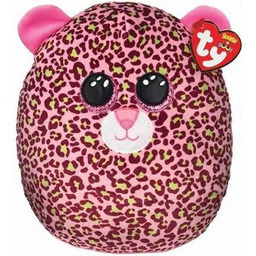 TY Squish-a-Boos różowy leopard - LAINEY, 22 cm
