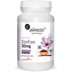 Aliness Szafran Safrasol 2%/10% 30 mg - Suplement