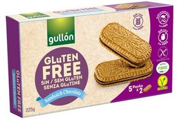 Ciasteczka bezglutenowe z kremem czekoladowym 225 g Gullón