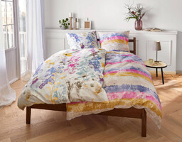 Kleine Wolke Komplet pościeli satynowej Alcea Multicolor