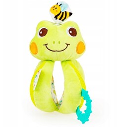 Jolly Baby sensoryczna zabawka maskotka Zakręcona żaba