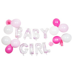 Zestaw balonów Baby Girl na baby shower -