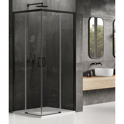 New Trendy Prime Black kabina prostokątna 100x70x200 cm