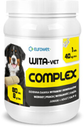 EUROWET Wita-Vet COMPLEX witaminy 80 tabletek 8g/1tab.