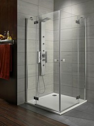 Radaway Almatea Kdd Kabina kwadratowa 100x100 szkło brązowe