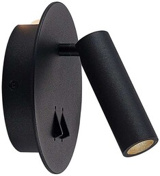 Lucande - Magya LED 2 RoundLampa Ścienna Black