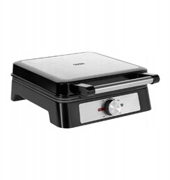 Gofrownica Teesa , 4 gofry, 1600W, inox ,
