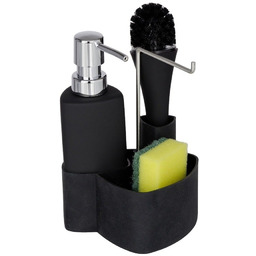 WENKO Zestaw kuchenny EMPIRE BLACK, 4w1