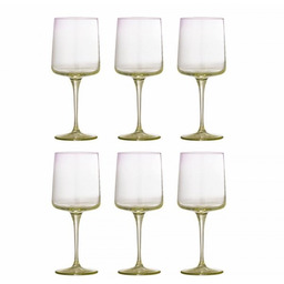 Bloomingville LUCIANA Kolorowe Kieliszki do Wina 430 ml