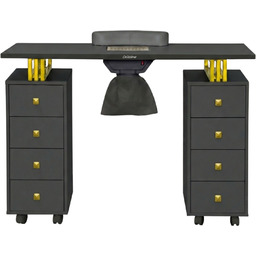 Biurko stolik kosmetyczny do manicure z pochłaniaczem pyłu