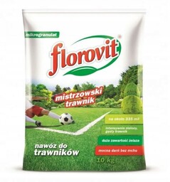 Nawóz mistrzowski trawnik Florovit 10 kg wydajny