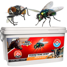 Permetryna 25WP No Pest oprysk na muchy, komary