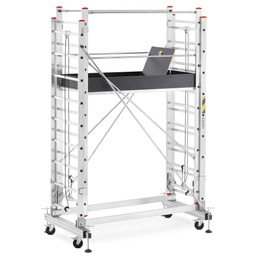 Rusztowanie aluminiowe jezdne wysuwane z linką 5,13m HIGHER