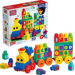 Mega Bloks Muzyczny Pociąg ABC z klockami