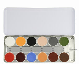 KRYOLAN - SUPRACOLOR - Make-up Palette with 12