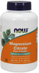 Now Foods Magnesium Citrate Pure Powder 227 g