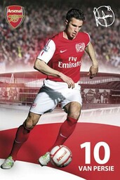 Plakat piłkarski Arsenal Londyn van Persie Design 11/12