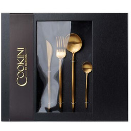 Komplet 16 sztućców CASA GOLD COOKINI
