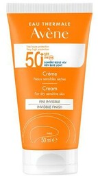AVENE Bardzo wysoka ochrona przeciwsłoneczna Krem SPF50+, 50ml