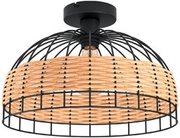 EGLO Lampa sufitowa Anwick ze stali ratanowa plecionka