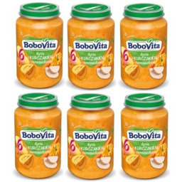 ZESTAW 6 x BoboVita Obiadek dynia z kurczakiem