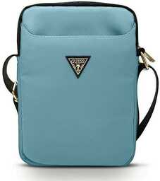 Guess Torba GUTB10NTMLLB 10" niebieski /blue Nylon Triangle