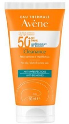 AVENE Bardzo wysoka ochrona przeciwsłoneczna Cleanance SPF50+, 50ml