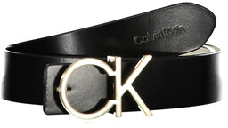 CZARNY SKÓRZANY PASEK CALVIN KLEIN DAMSKI