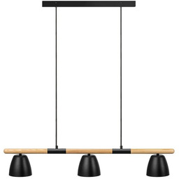 Nordlux - Theo 3 Lampa Wisząca Black