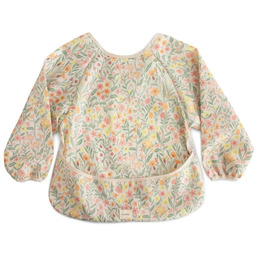 Wodoodporny śliniak z długim rękawkiem Pastel Blooms, Mushie