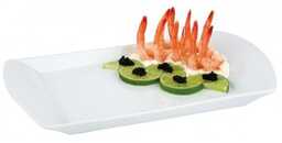 OUTLET - Talerz porcelanowy 32,5 x 17,5 cm,