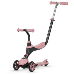 Qplay, Hulajnoga Sema, 3w1, Pink