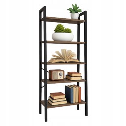 Regał na Książki Kwietnik Półka Drabinka Industrialny Loft