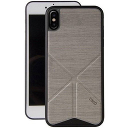 UNIQ etui Transforma Ligne iPhone X/C szary/ash grey