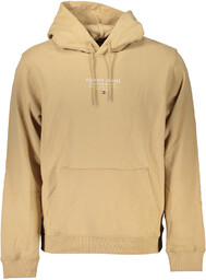 BEŻOWA BLUZA MĘSKA TOMMY HILFIGER BEZ ZAMKA