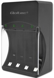 QOLTEC ŁADOWARKA DO AKUMULATORKÓW NI-MH TYPU R03/AAA R06/AA