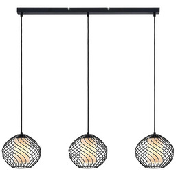 Lindby - Cedrice Lampa Wisząca Black/White
