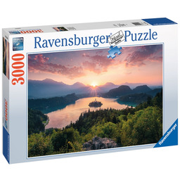 Puzzle 3000 elementów. Jezioro Bled, Słowenia Ravensburger