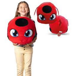 MIRACULUM BIEDRONKA I CZARNY KOT PODUSZKA MASKOTKA KWAMI