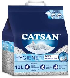 CATSAN Hygiene Plus 10l - naturalny żwirek
