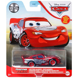 Mattel Auta Cars Zygzak McQUEEN Red Racing Chrome